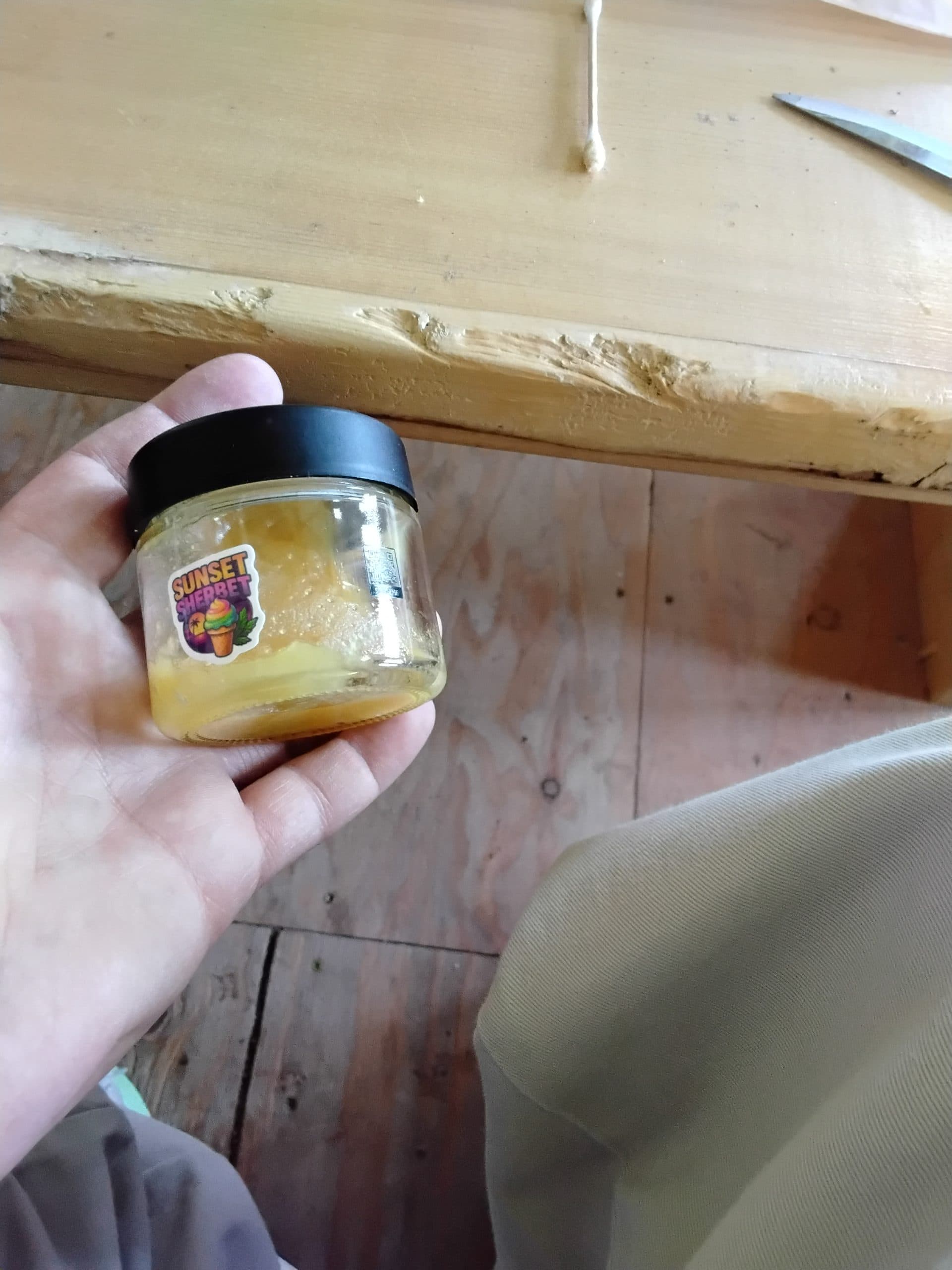 Customer photo of Sunset Sherbet - Live Resin
