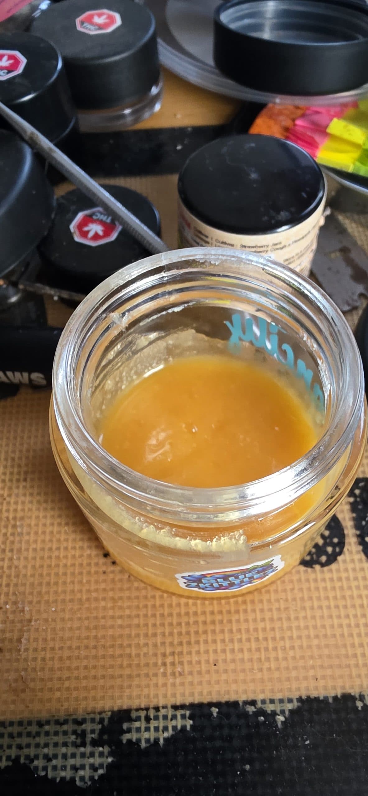 Customer photo of Blue Zkittlez - Live Resin