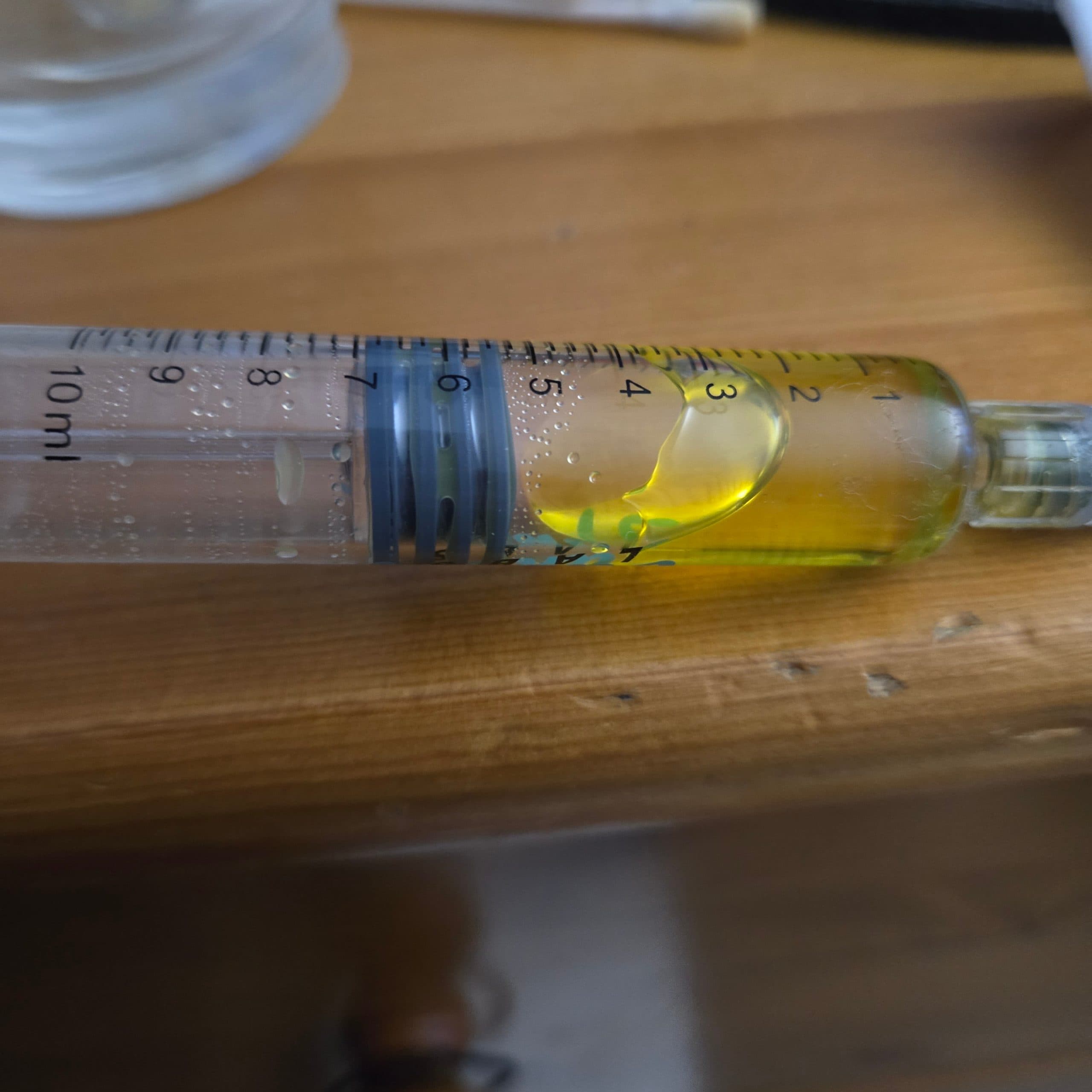 Customer photo of THC Distillate Syringe - 10g