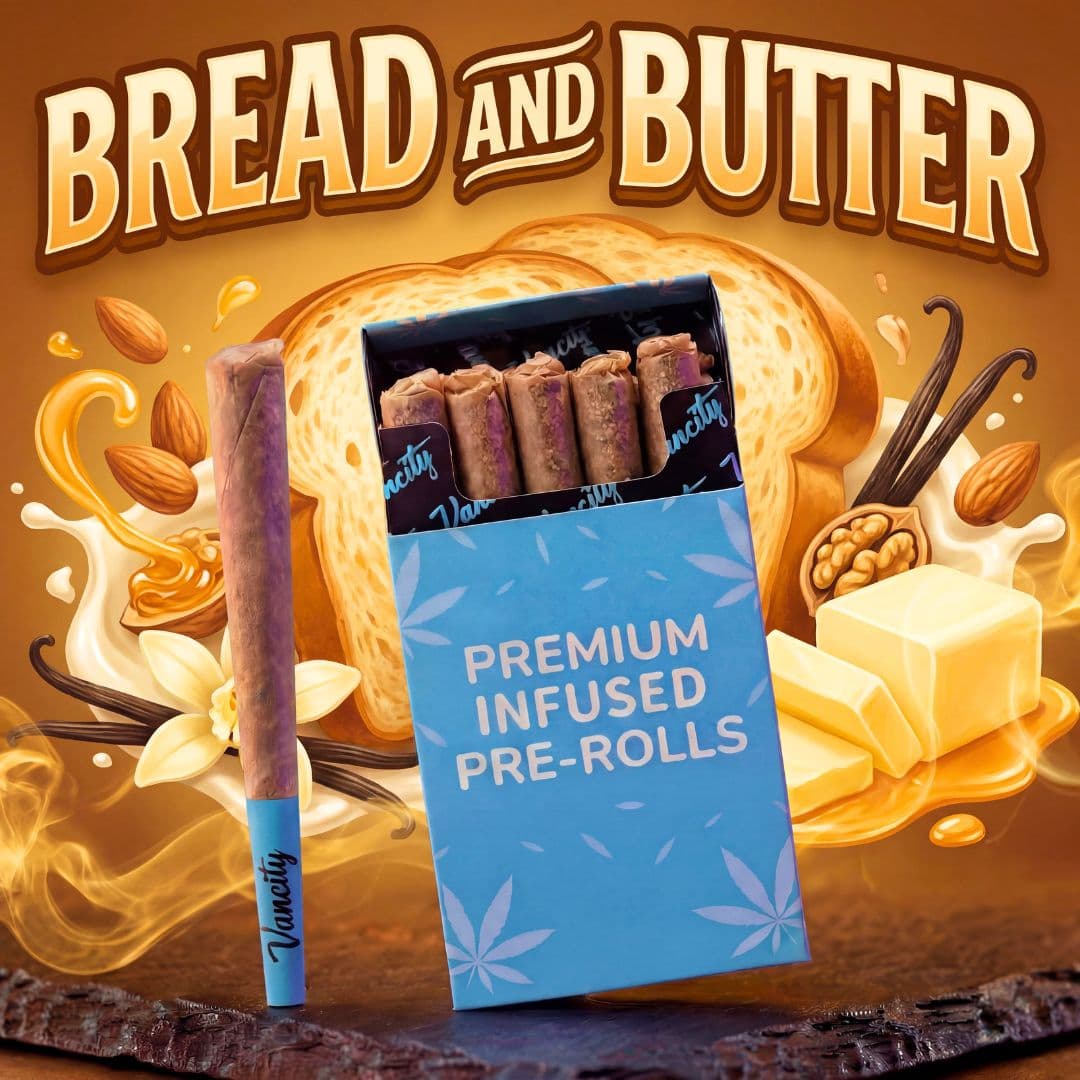 Bread And Butter - Premium INFUSED Flower Pre-rolls 7g (10 x 0.7g)