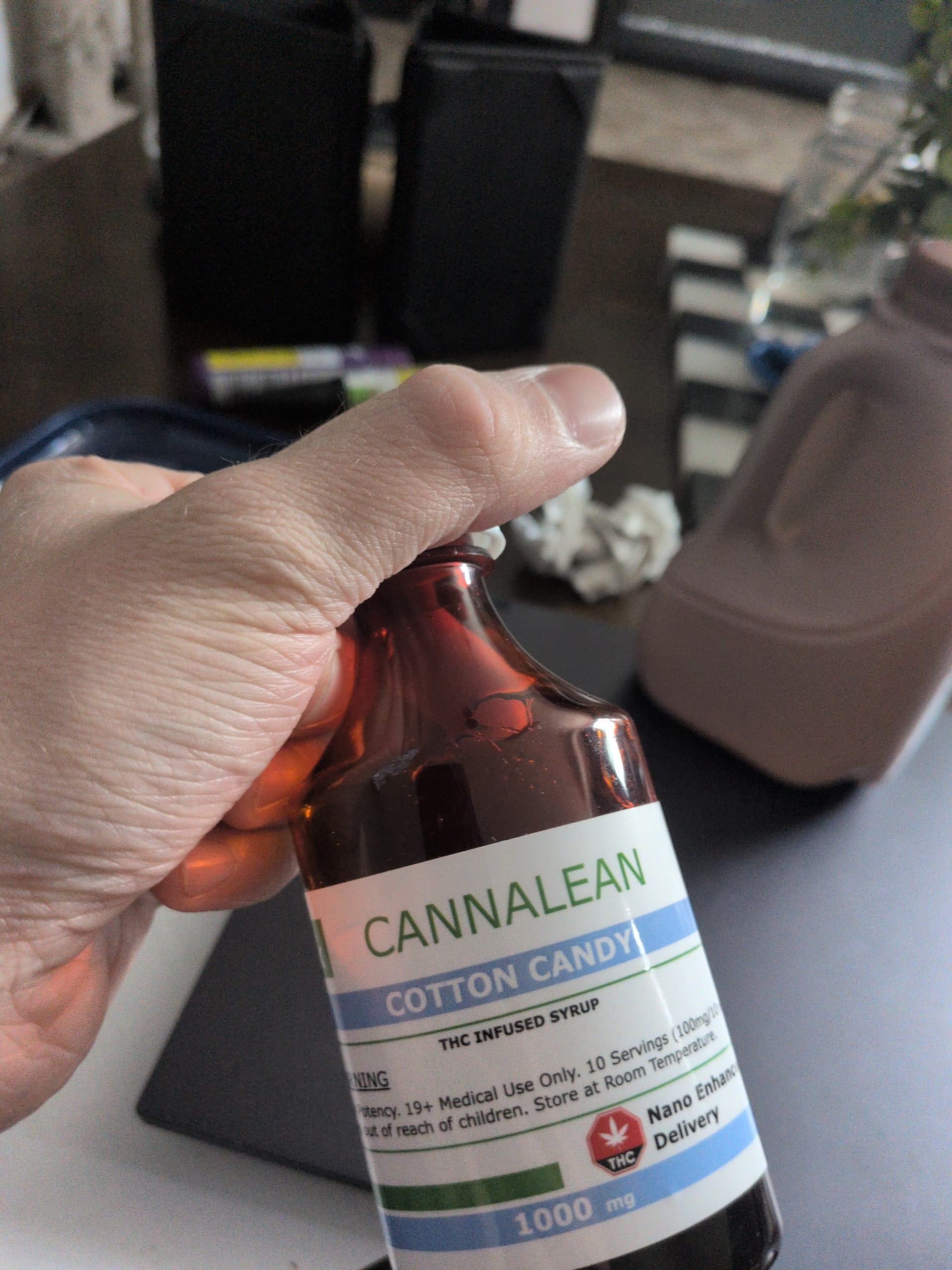 Customer photo of Cotton Candy : Nano CannaLean 100mL – 1000MG