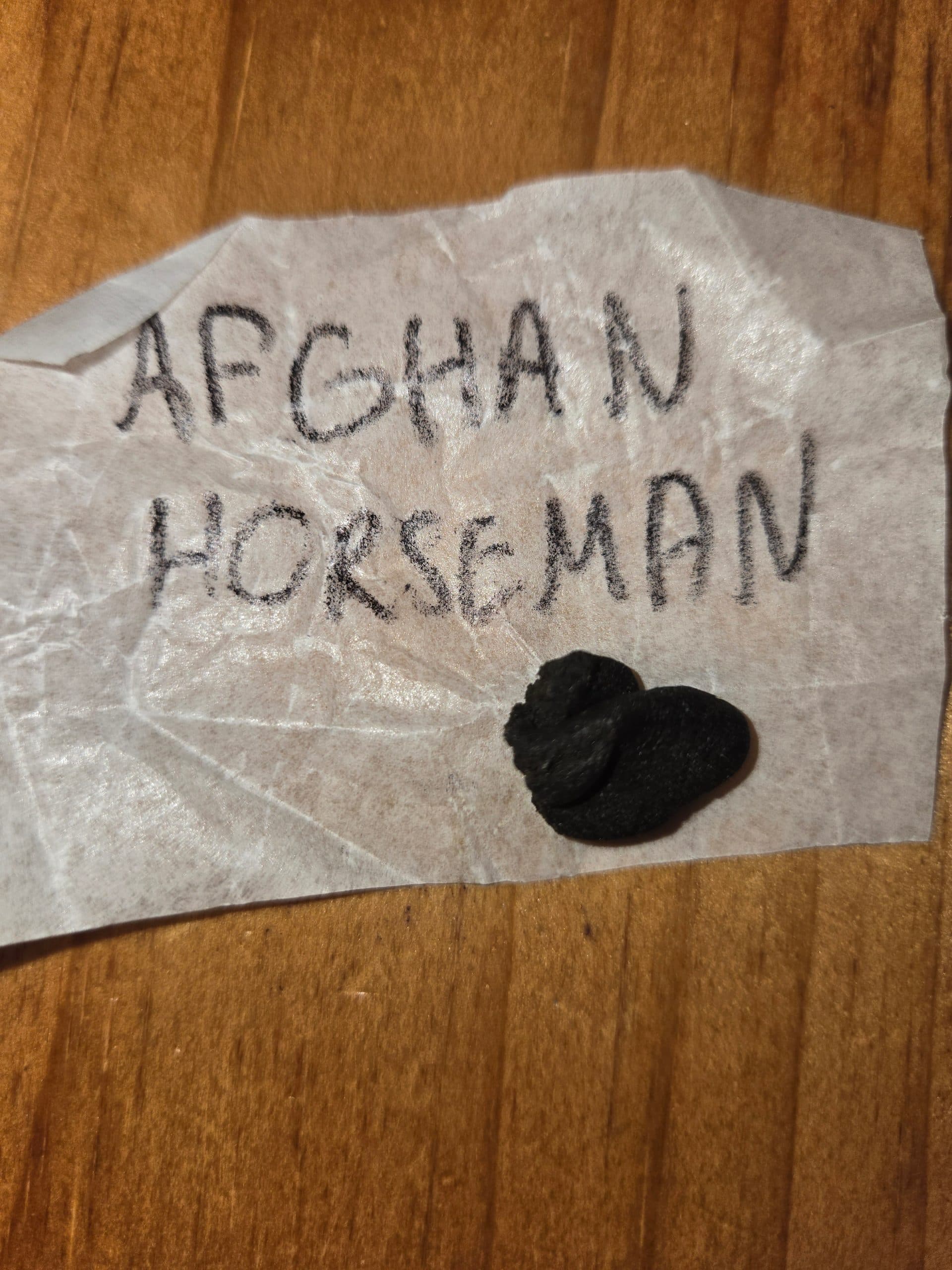 Customer photo of Afghan Horseman - Hash