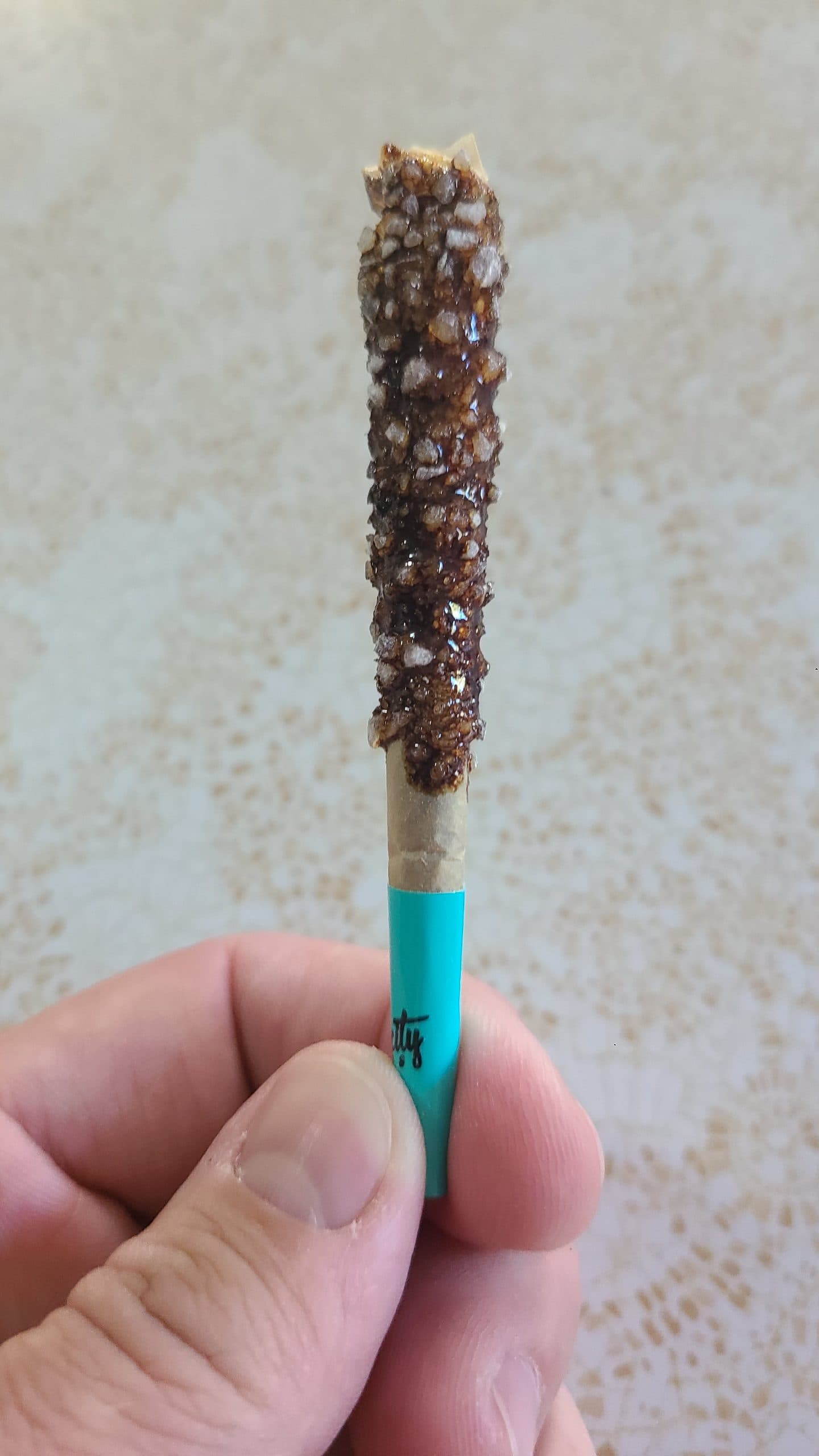Customer photo of 2G ATOMIC DIAMOND ROLL – Premium Infused Pre-Roll