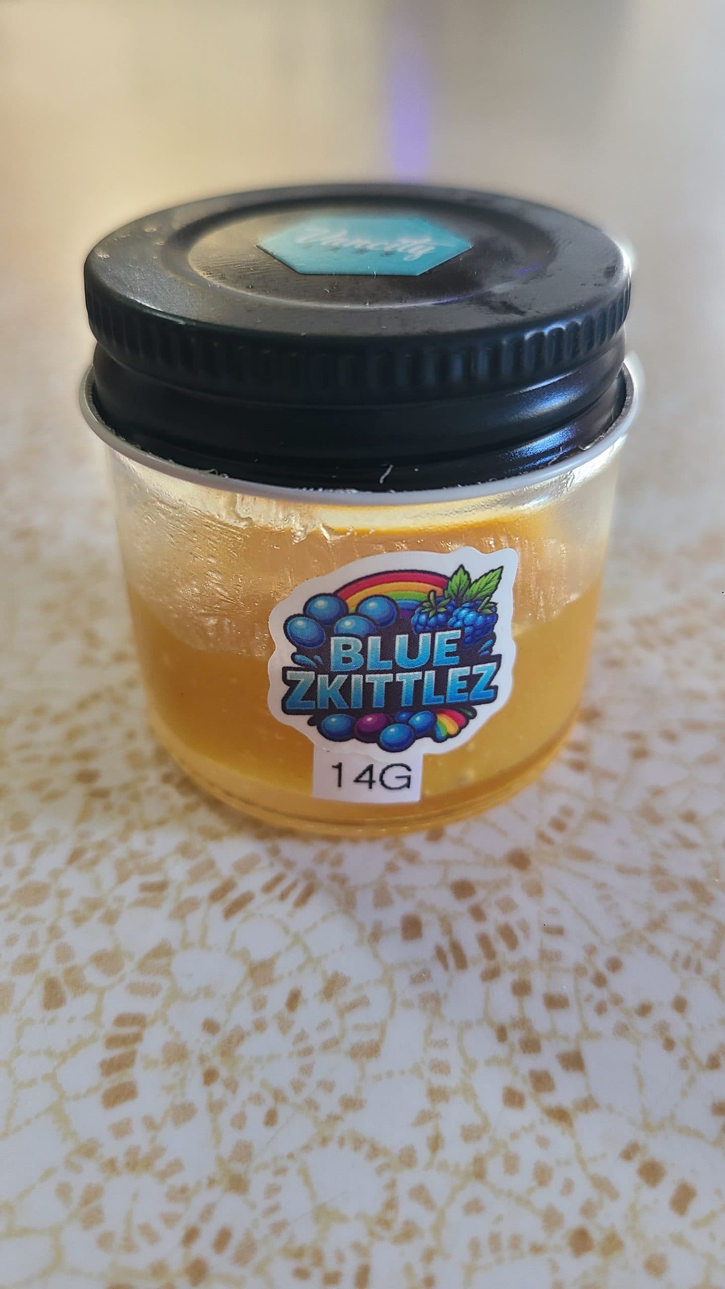 Customer photo of Blue Zkittlez - Live Resin