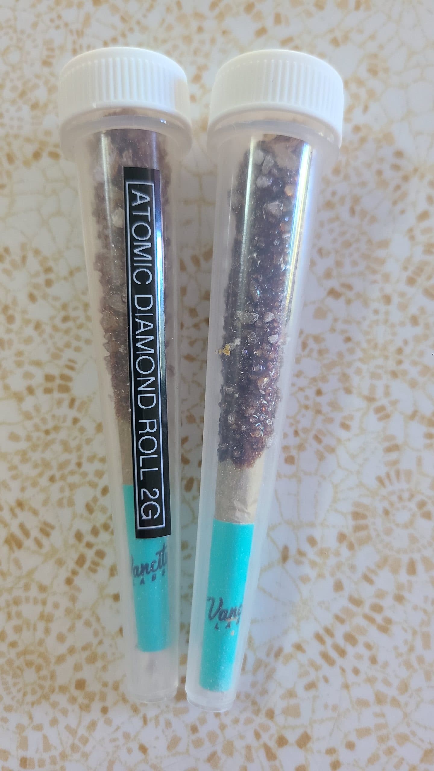 Customer photo of 2G ATOMIC DIAMOND ROLL – Premium Infused Pre-Roll