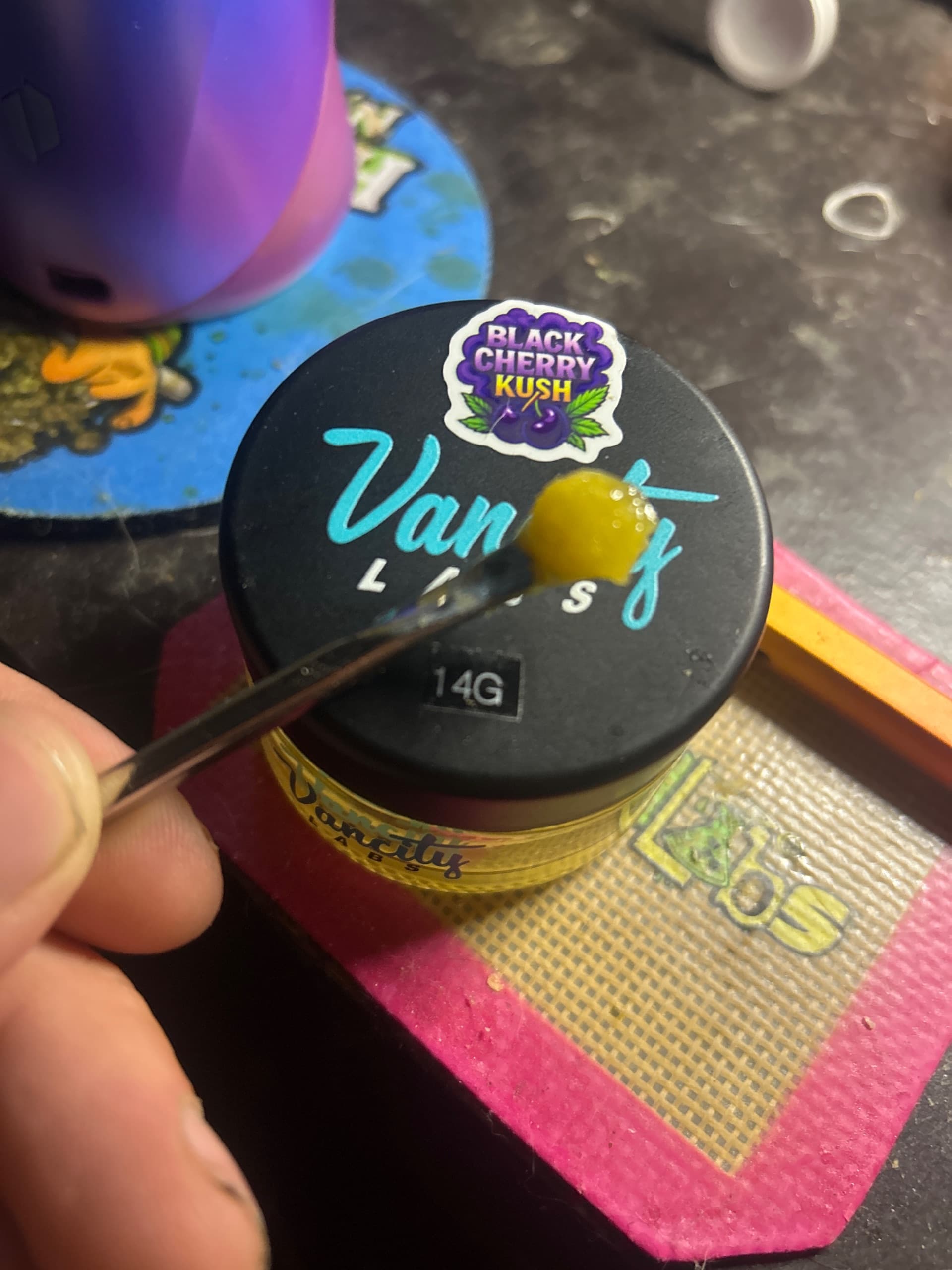 Customer photo of Blue Zkittlez - Live Resin