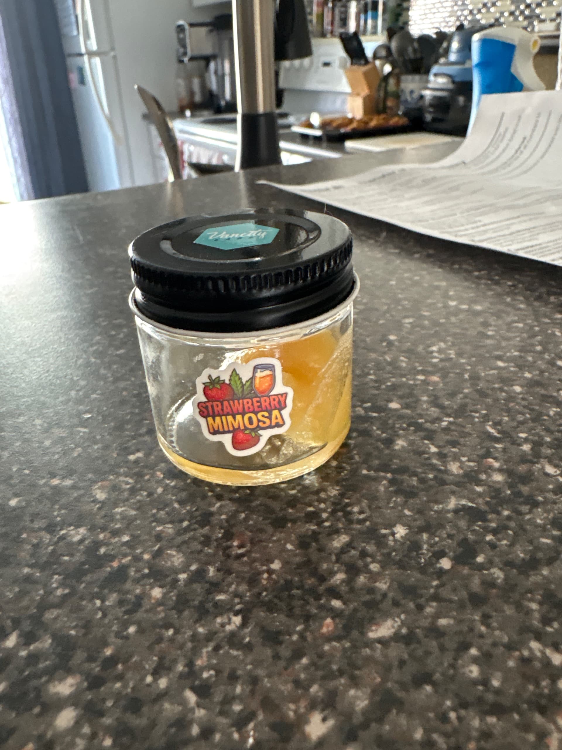 Customer photo of Strawberry Mimosa - Live Resin