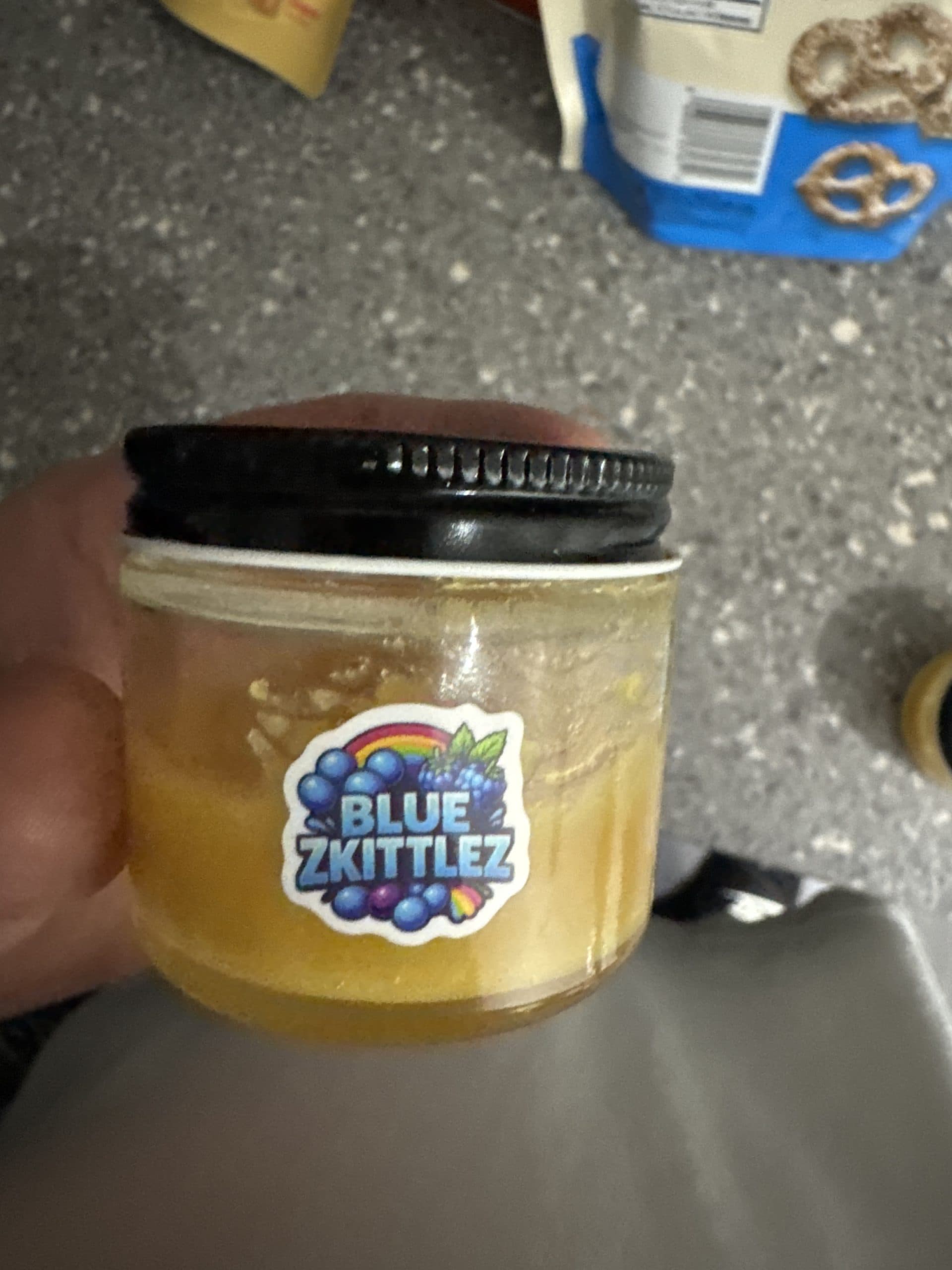 Customer photo of Blue Zkittlez - Live Resin