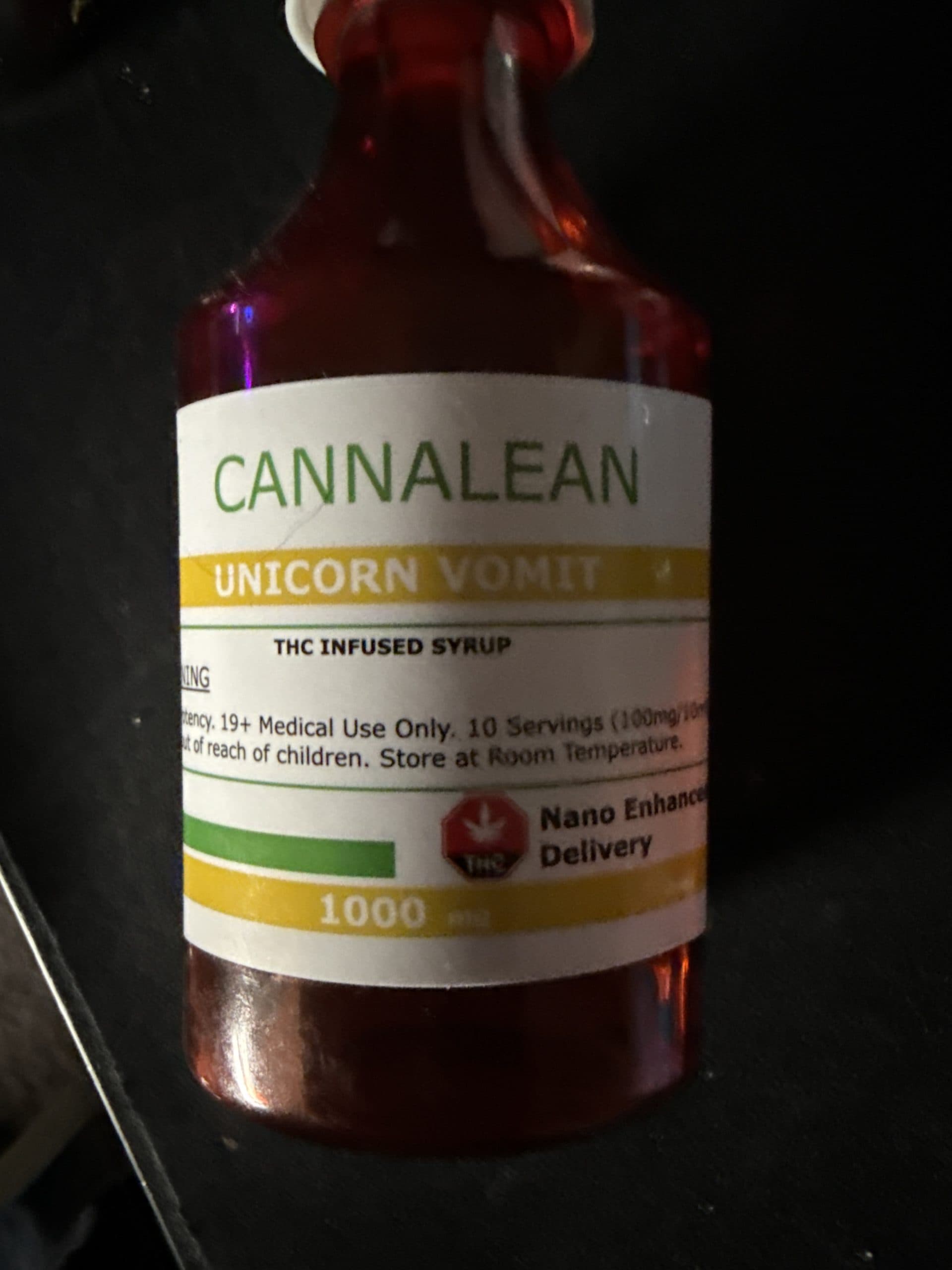 Customer photo of Unicorn Vomit : Nano CannaLean 100mL – 1000MG