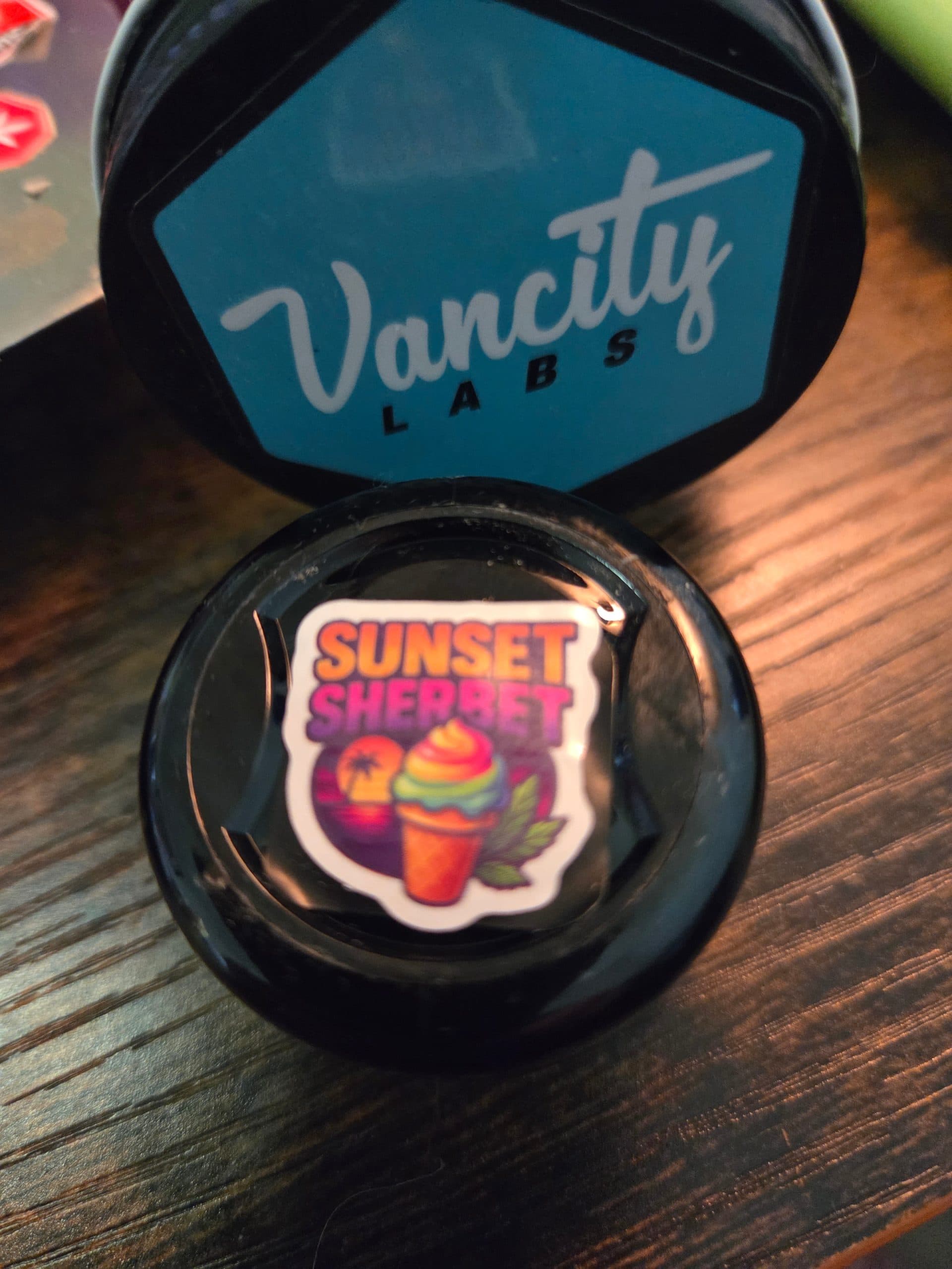 Customer photo of Sunset Sherbet - Live Resin