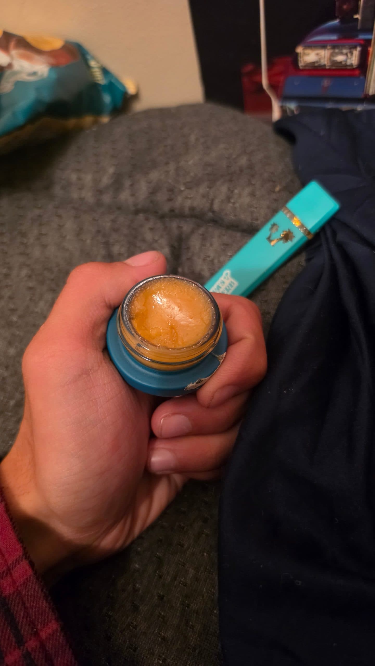 Customer photo of Blue Zkittlez - Live Resin