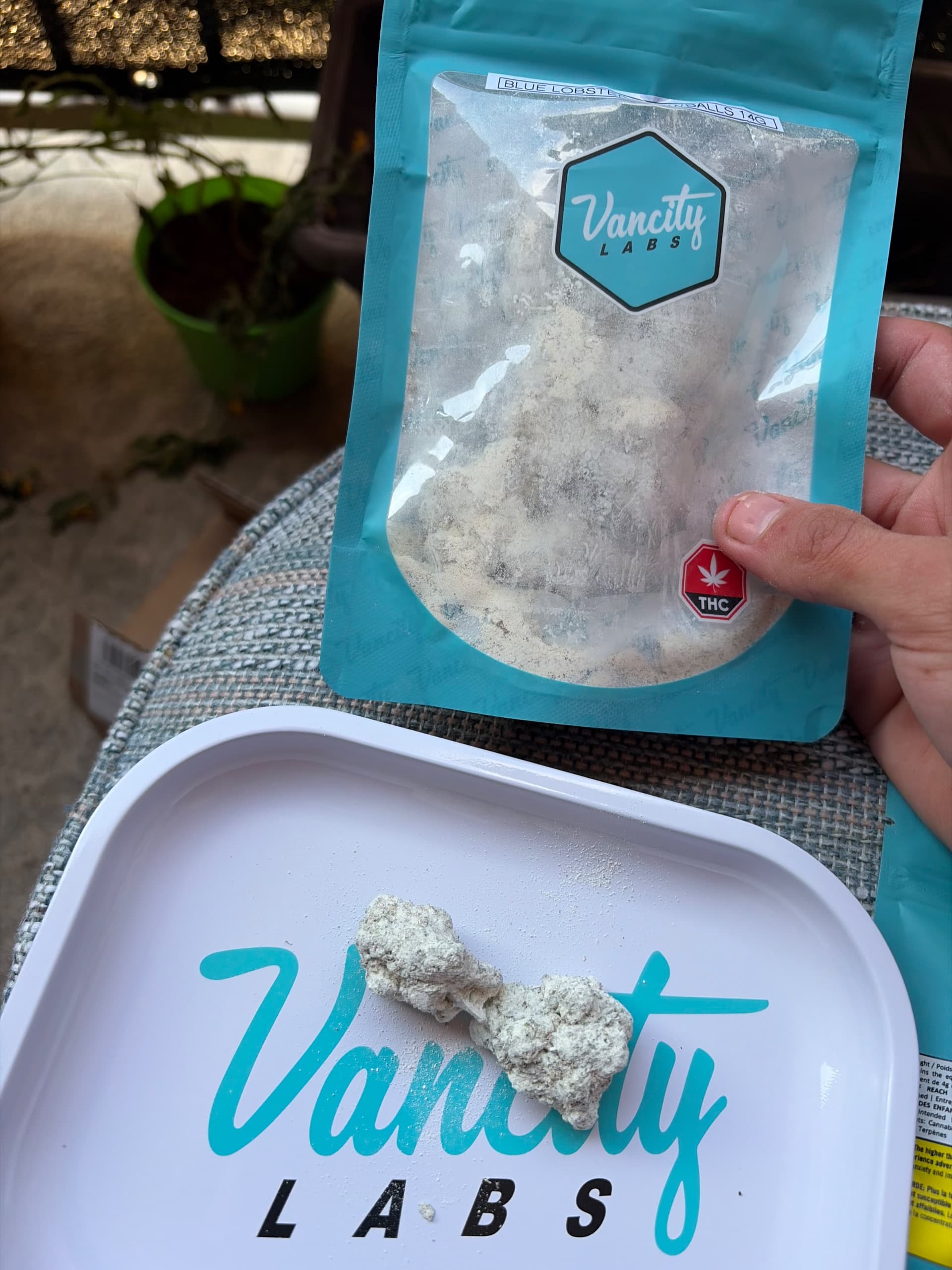 Customer photo of THCa Snowballs - Blue Lobster AAAA