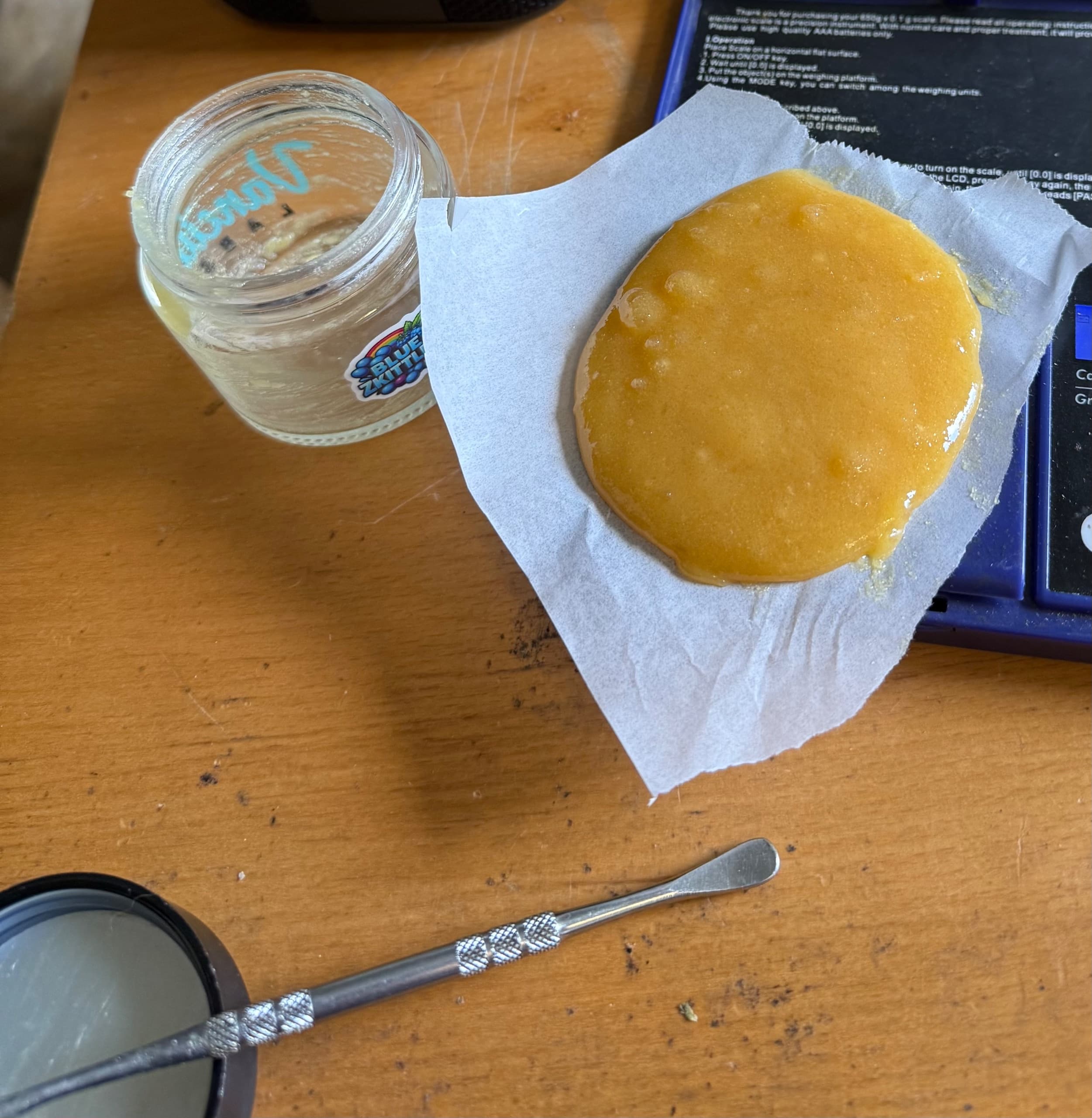 Customer photo of Blue Zkittlez - Live Resin