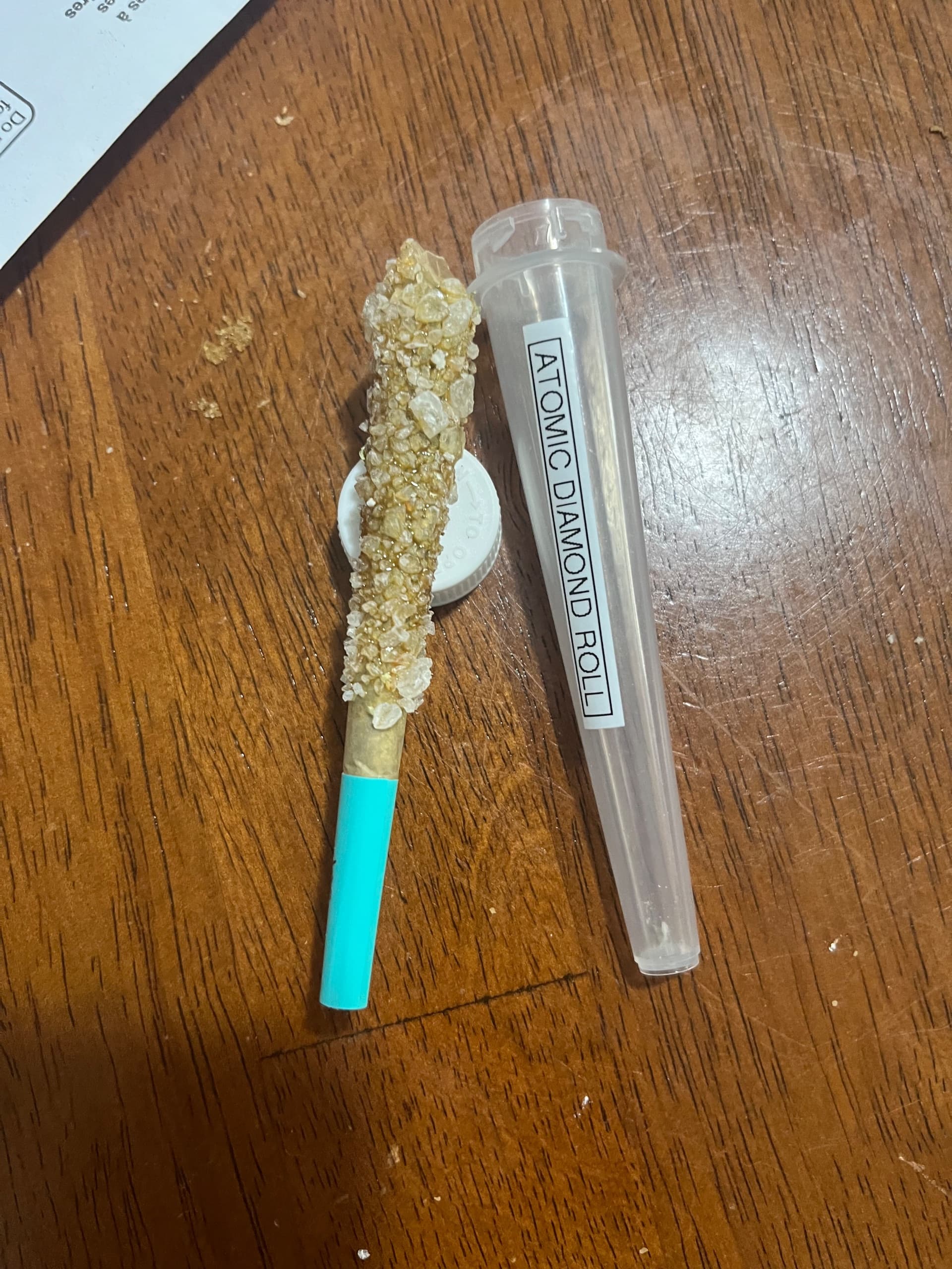 Customer photo of 2G ATOMIC DIAMOND ROLL – Premium Infused Pre-Roll