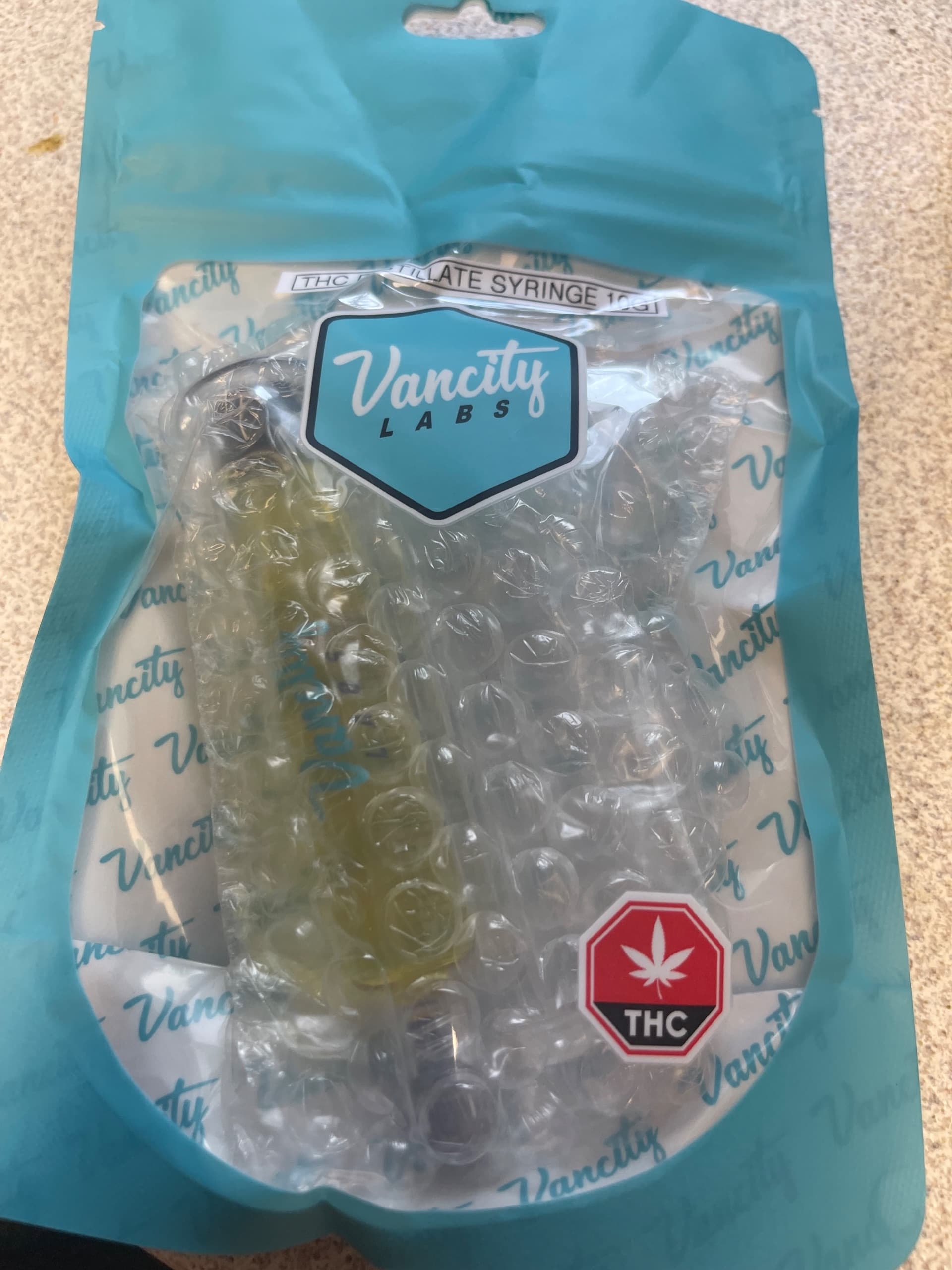 Customer photo of THC Distillate Syringe - 10g