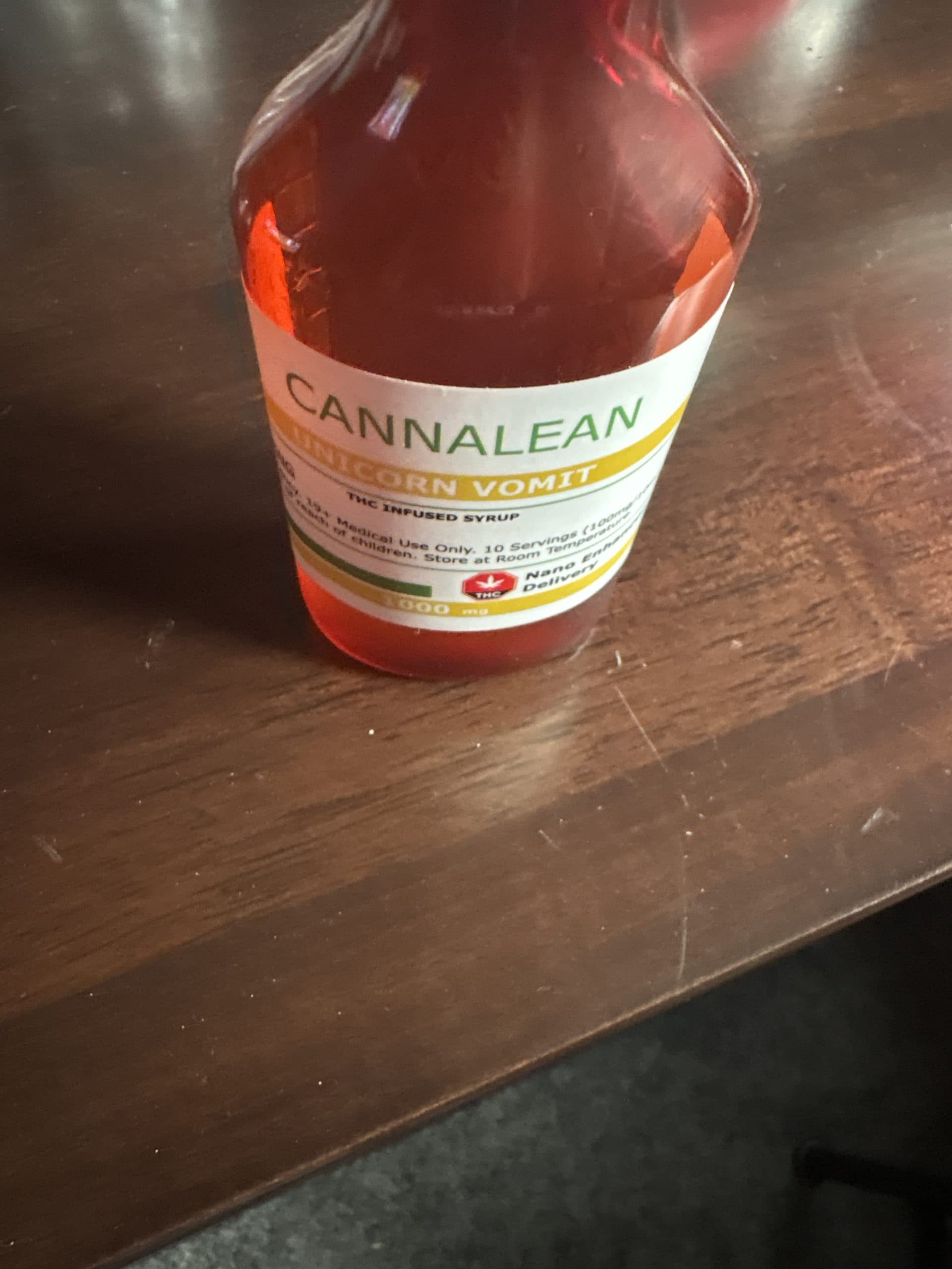 Customer photo of Unicorn Vomit : Nano CannaLean 100mL – 1000MG