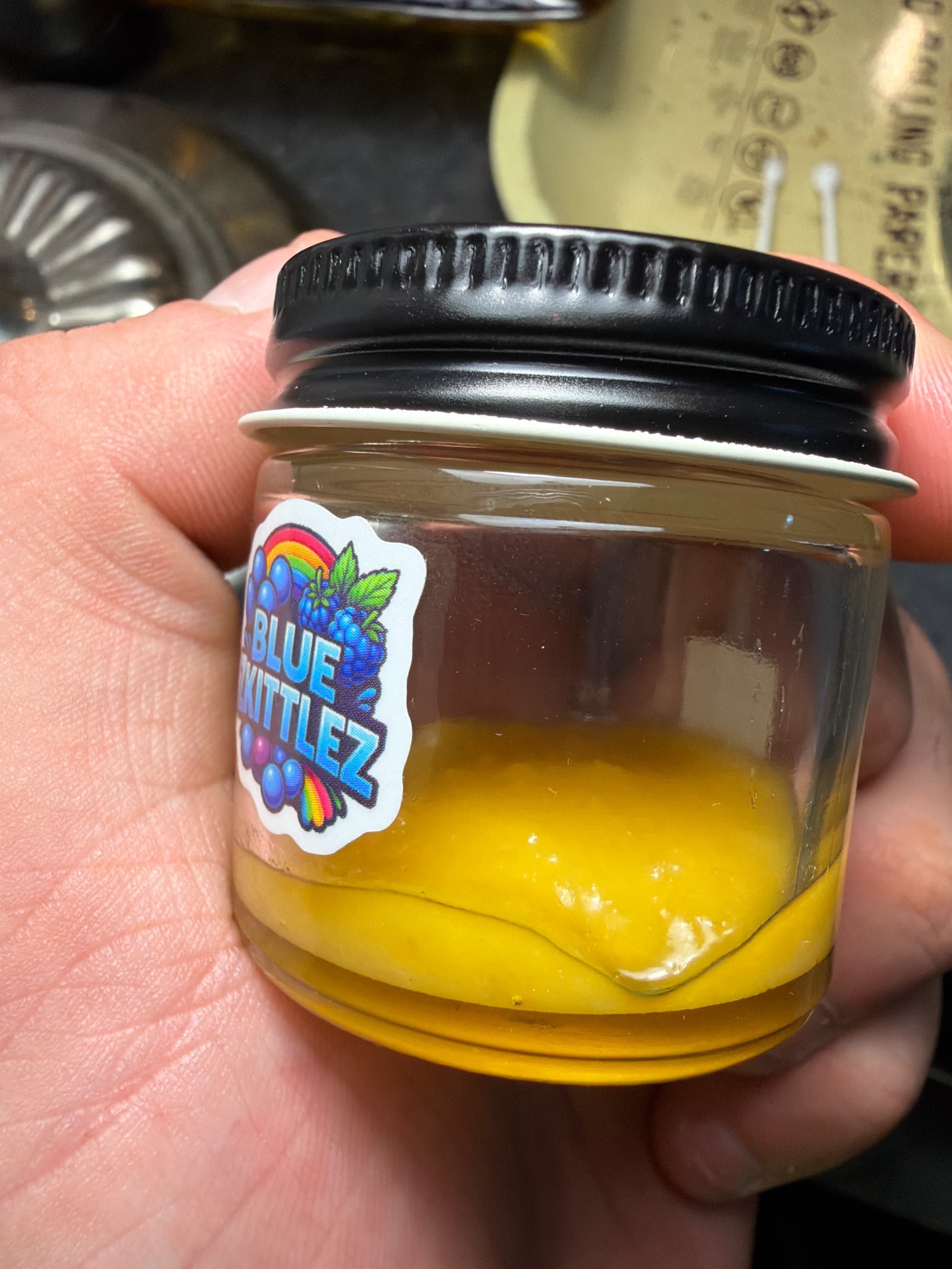 Customer photo of Blue Zkittlez - Live Resin