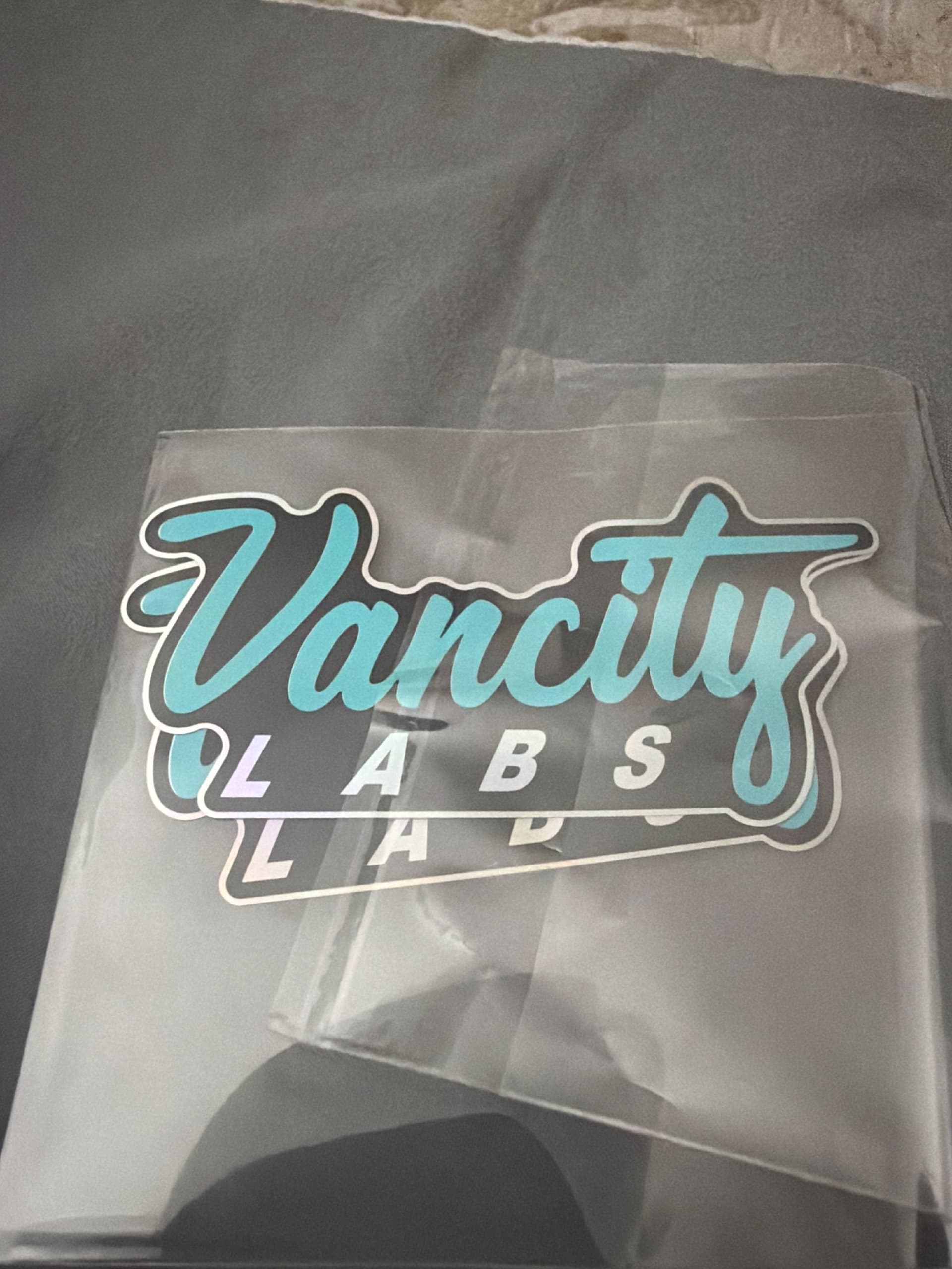 Customer photo of VanCity Labs Holo Stickers - 3 Pack