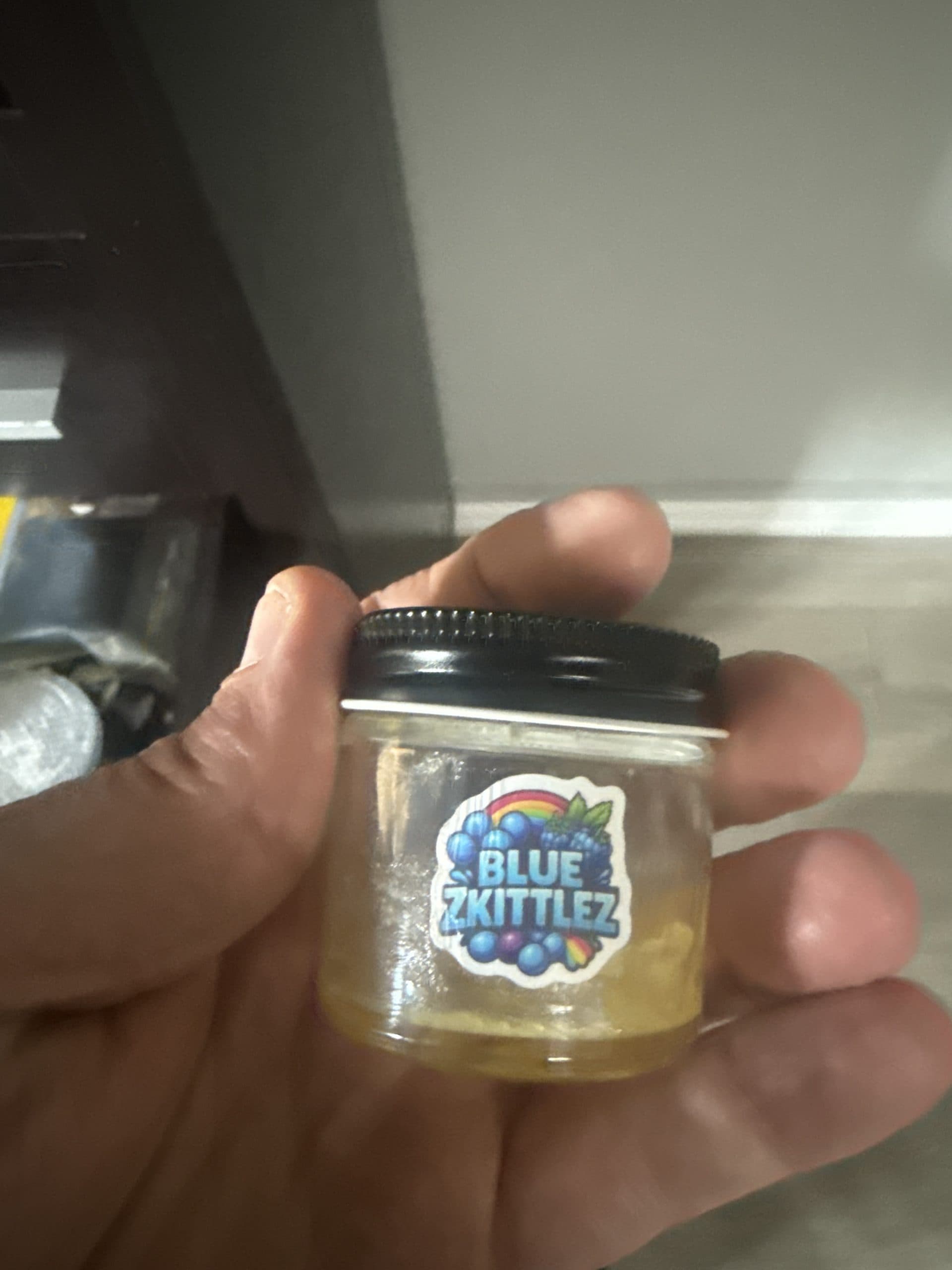 Customer photo of Blue Zkittlez - Live Resin