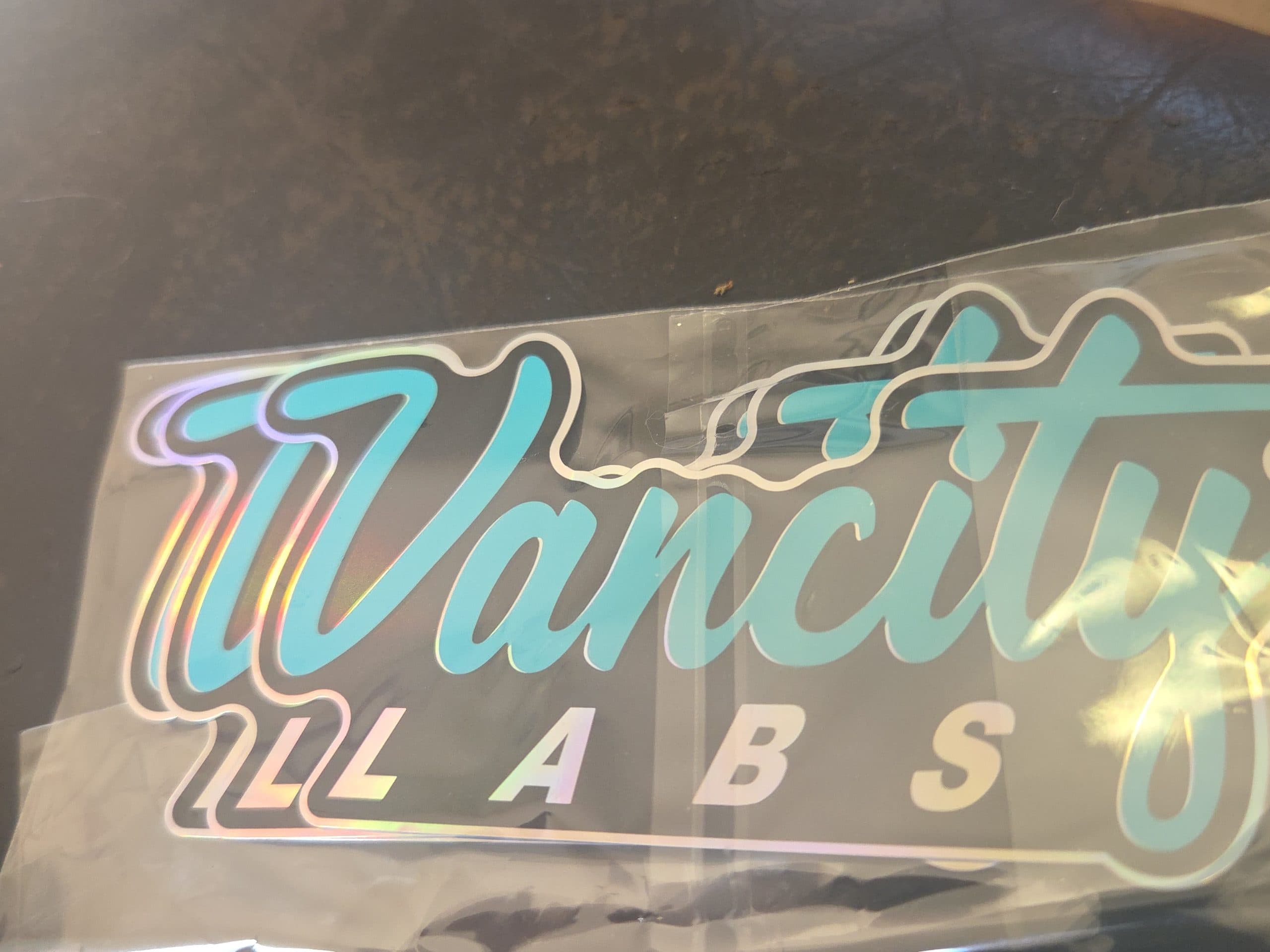 Customer photo of VanCity Labs Holo Stickers - 3 Pack