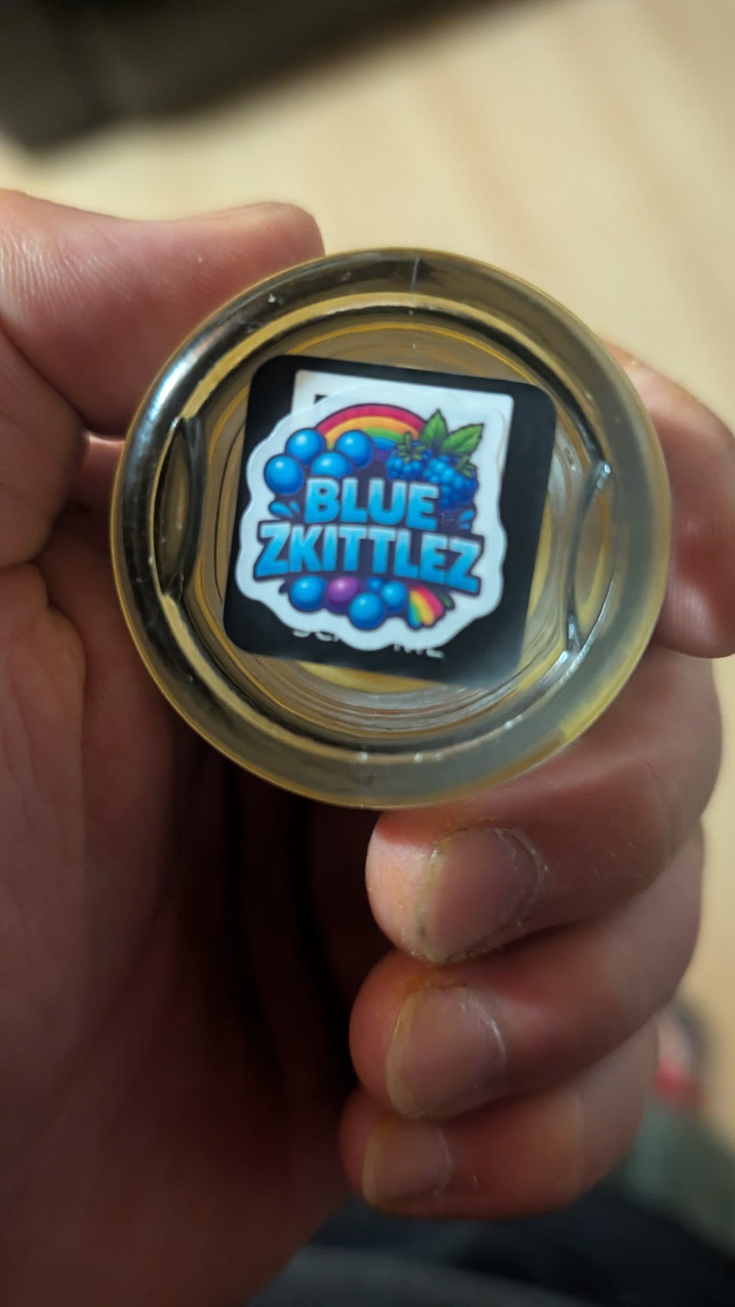 Customer photo of Blue Zkittlez - Live Resin
