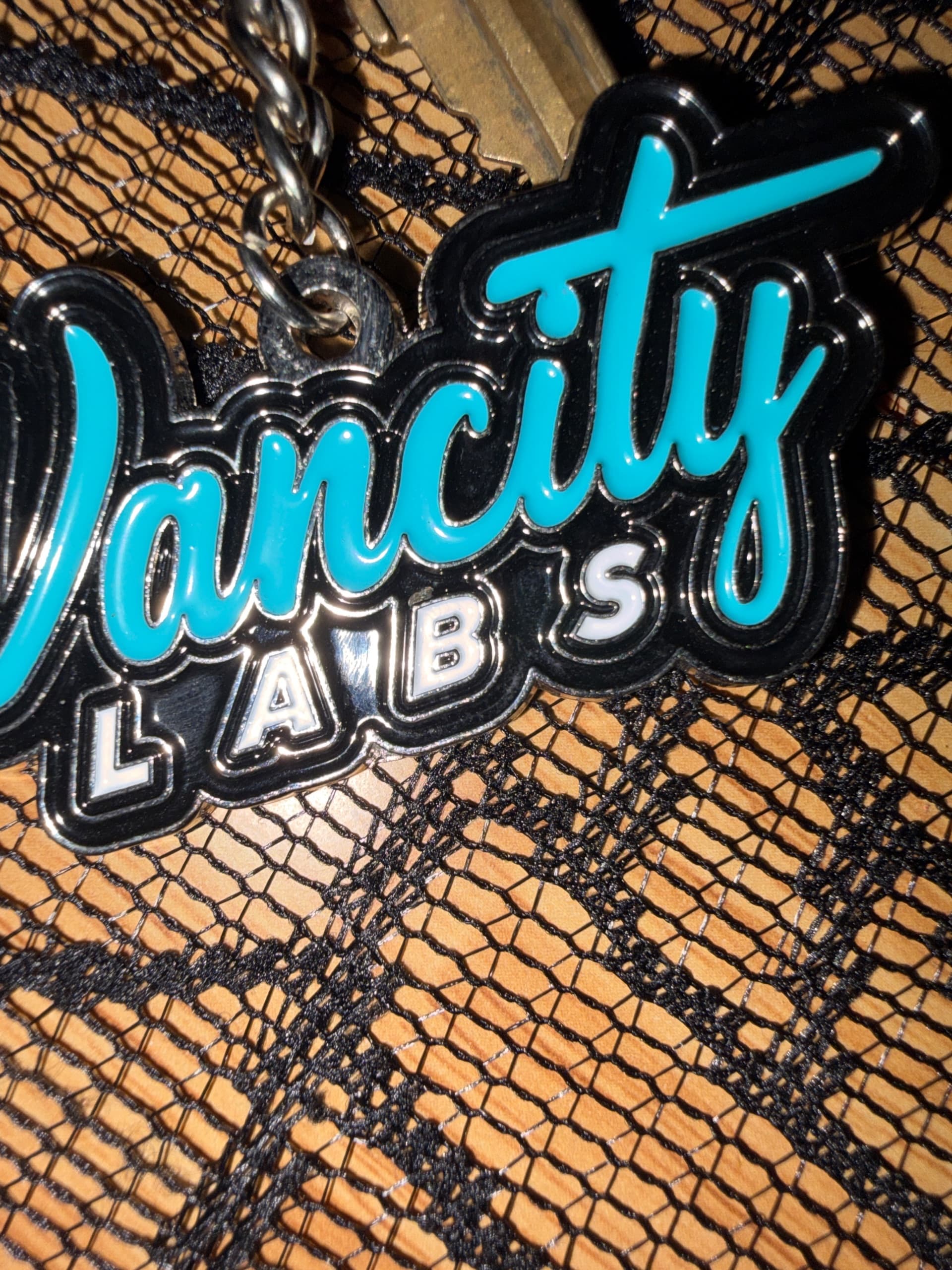 Customer photo of VanCity Labs Key Chain - Black Outline