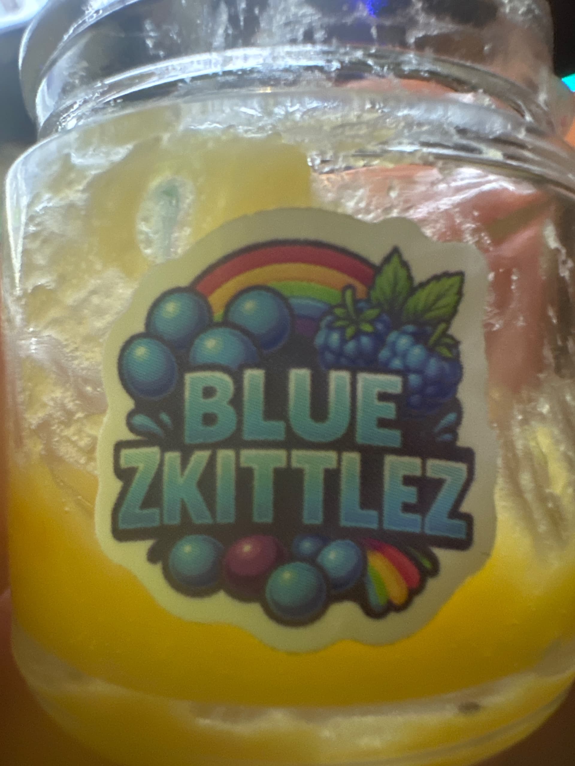 Customer photo of Blue Zkittlez - Live Resin