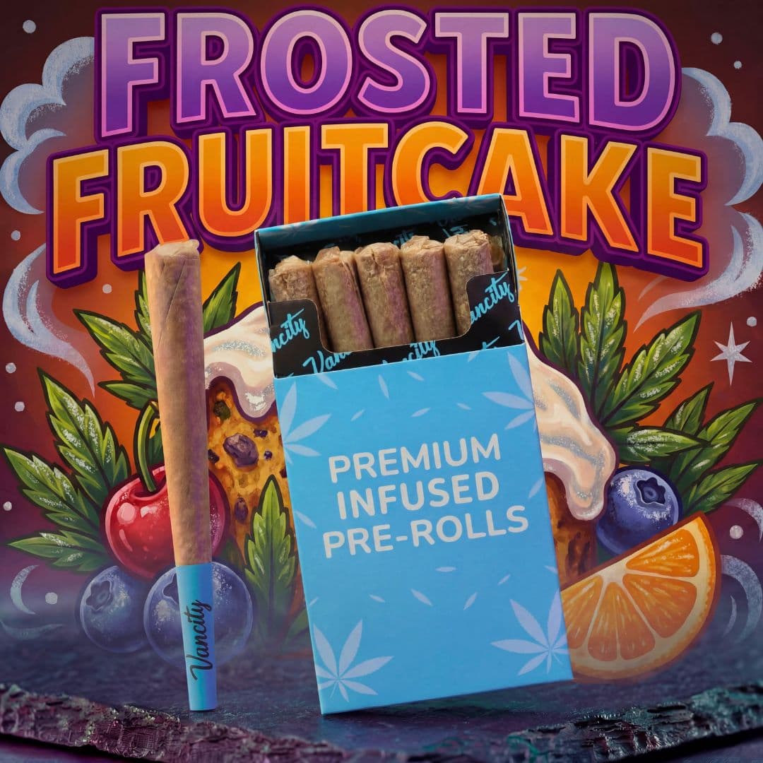 Frosted Fruitcake - Premium INFUSED Flower Pre-rolls 7g (10 x 0.7g)