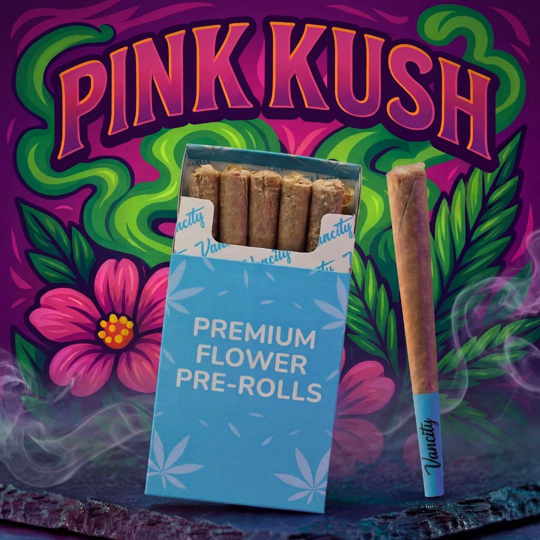 Pink Kush - Premium Flower Pre-rolls 7g (10 x 0.7g)
