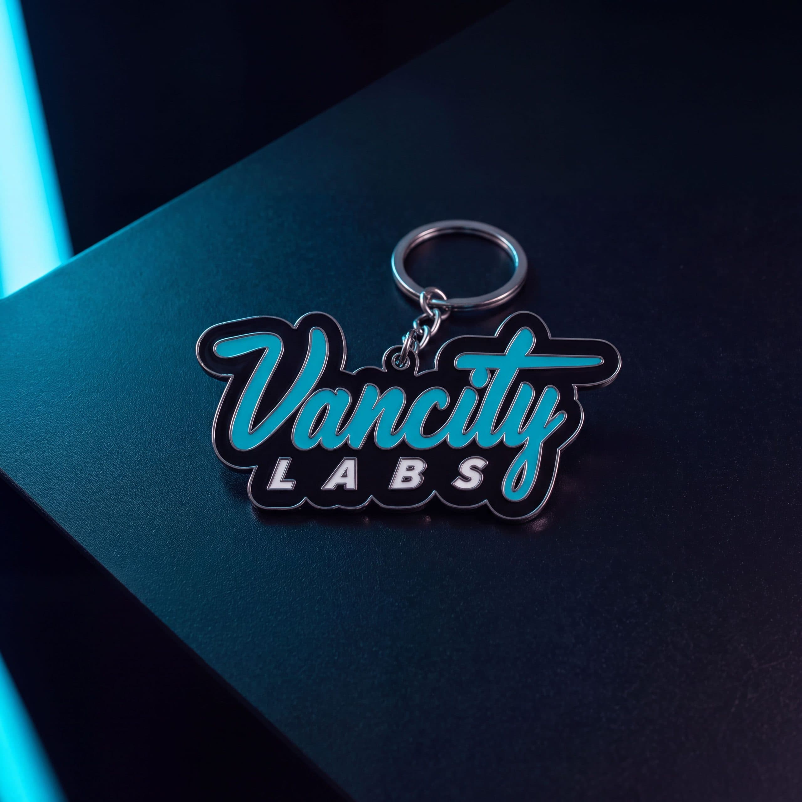 VanCity Labs Key Chain - Black Outline