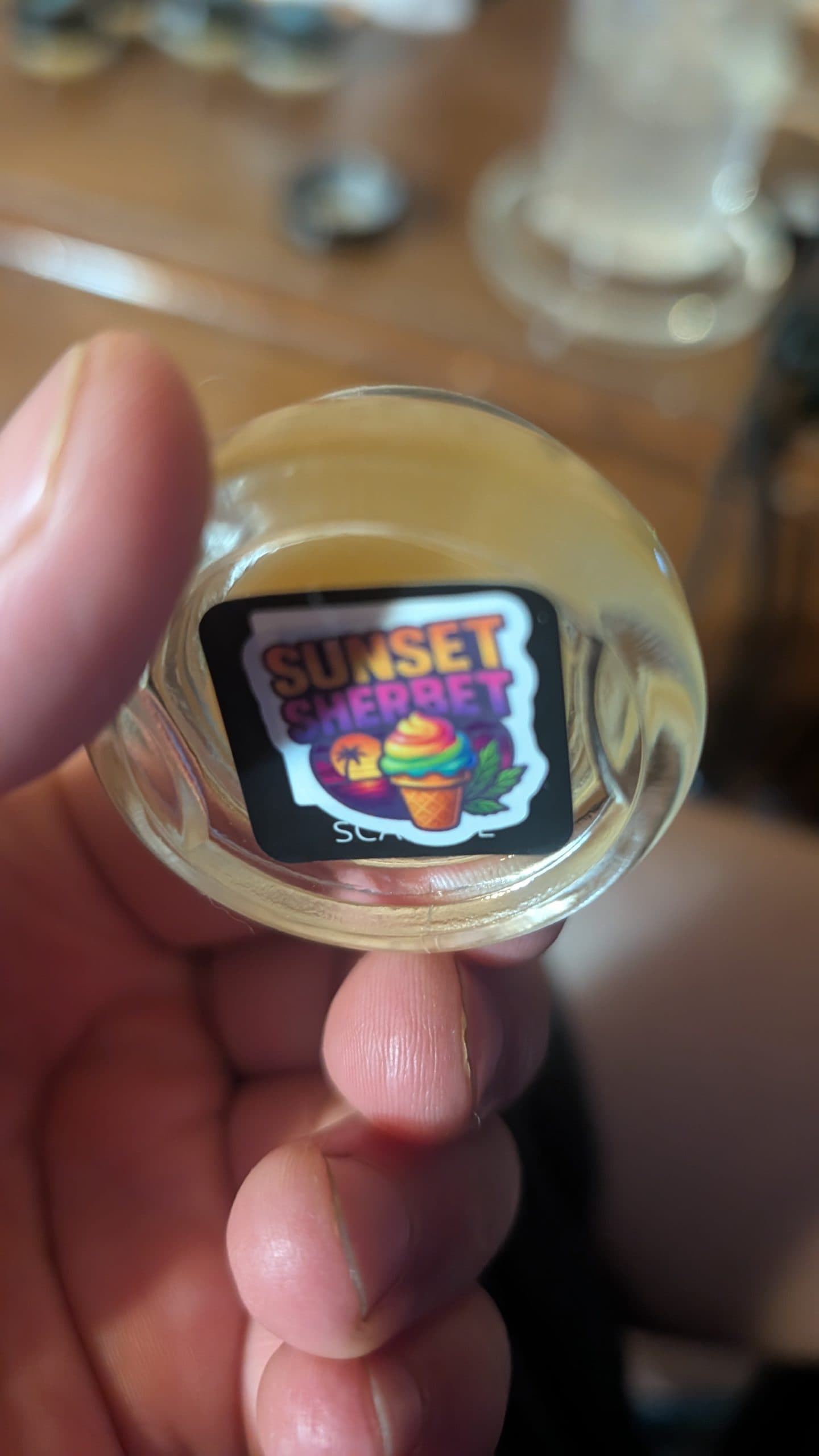 Customer photo 2 of Sunset Sherbet - Live Resin